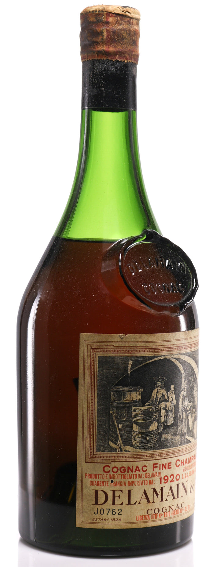 1920 Delamain Vintage Grande Champagne Cognac - legendaryvintages