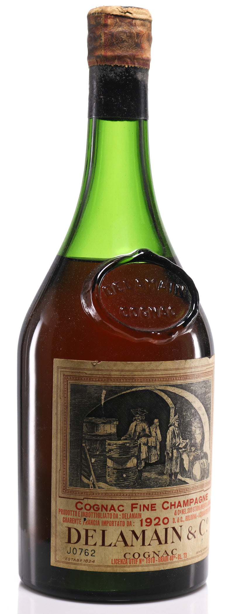 1920 Delamain Vintage Grande Champagne Cognac - legendaryvintages