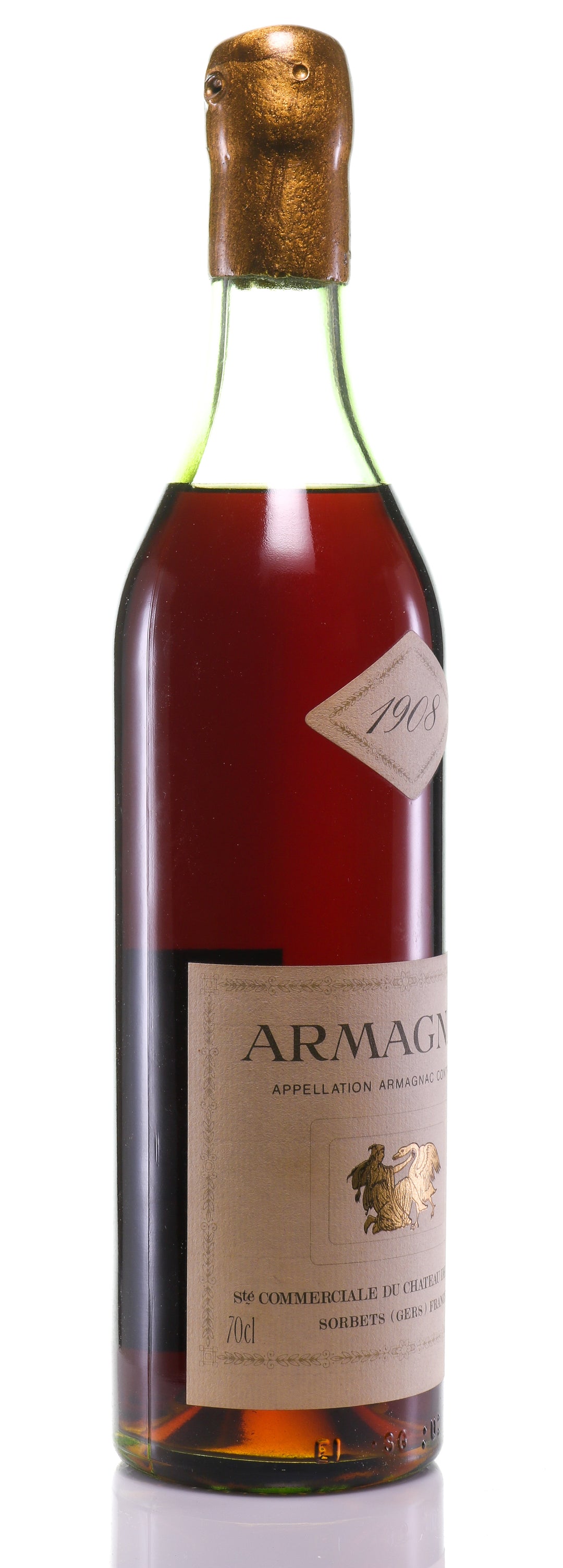 Armagnac 1908 Château de Laubade - legendaryvintages