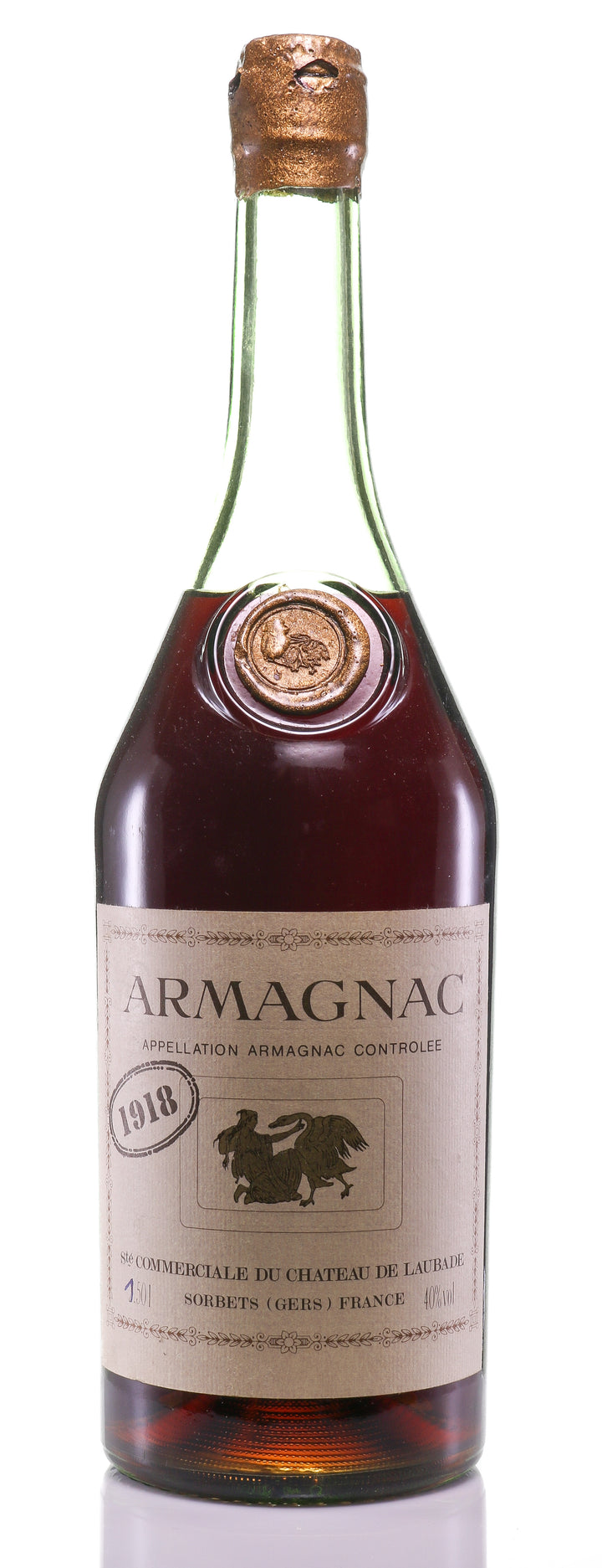 Château de Laubade Bas Armagnac 1918 1.5L - legendaryvintages