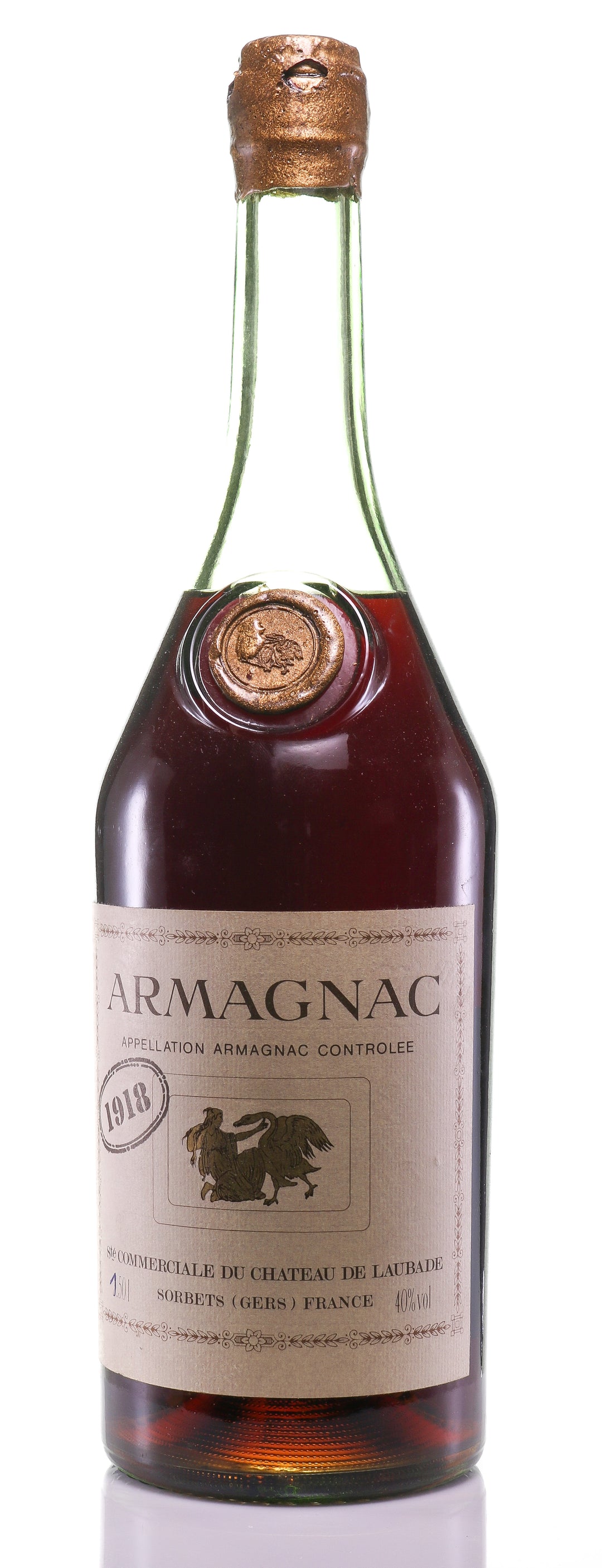 Château de Laubade Bas Armagnac 1918 1.5L - legendaryvintages