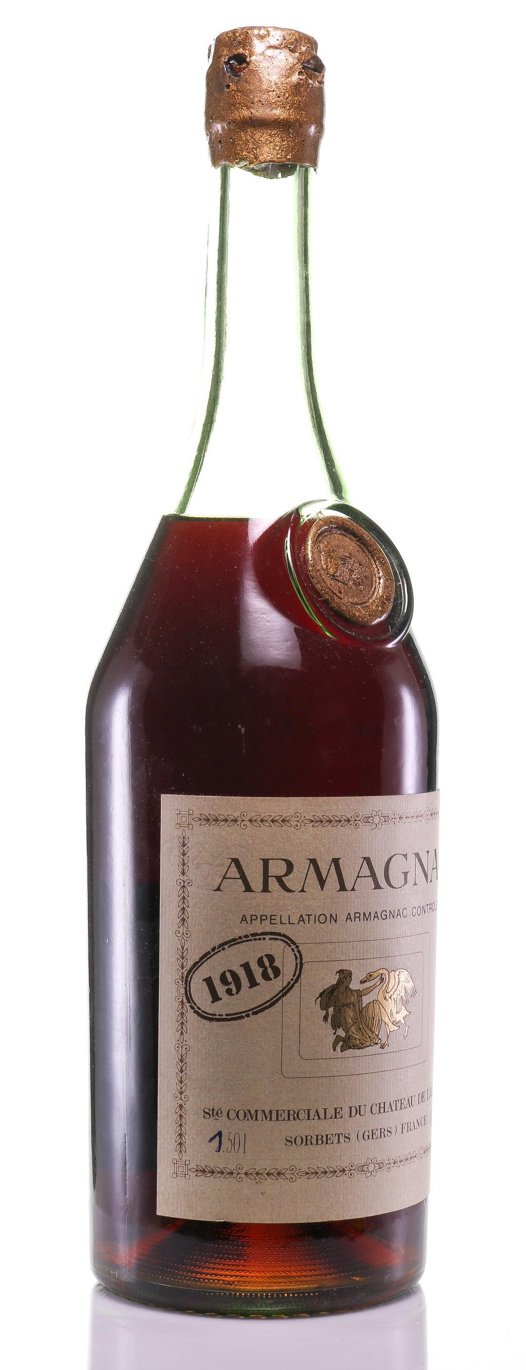 Château de Laubade Bas Armagnac 1918 1.5L - legendaryvintages