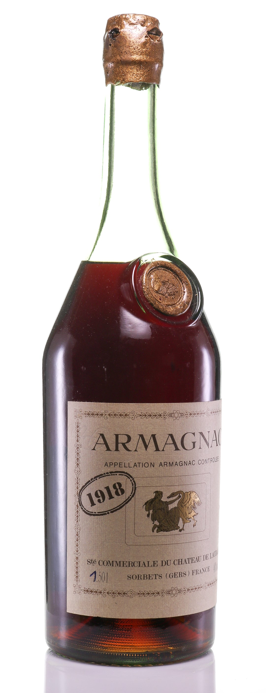 Château de Laubade Bas Armagnac 1918 1.5L - legendaryvintages