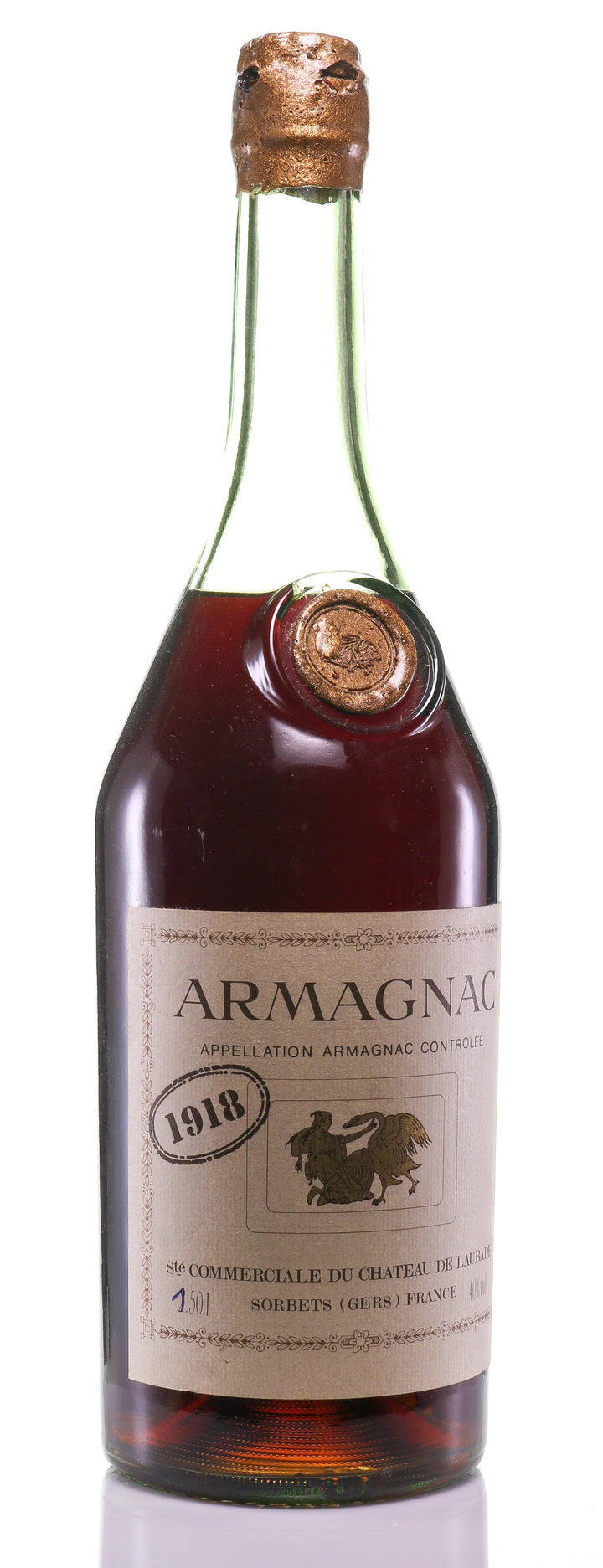 Château de Laubade Bas Armagnac 1918 1.5L - legendaryvintages