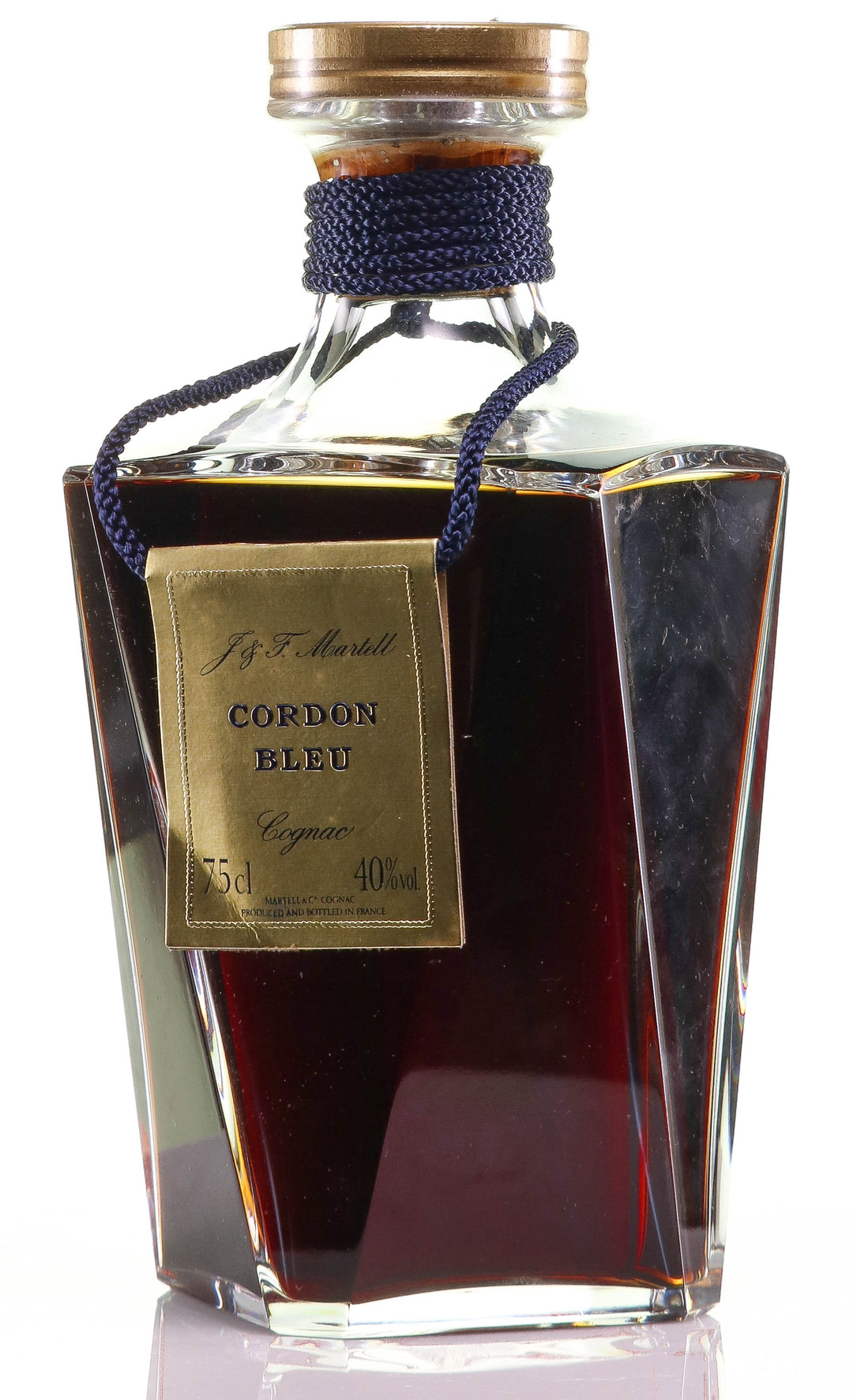 Martell Cordon Bleu Cognac in Baccarat Decanter - legendaryvintages