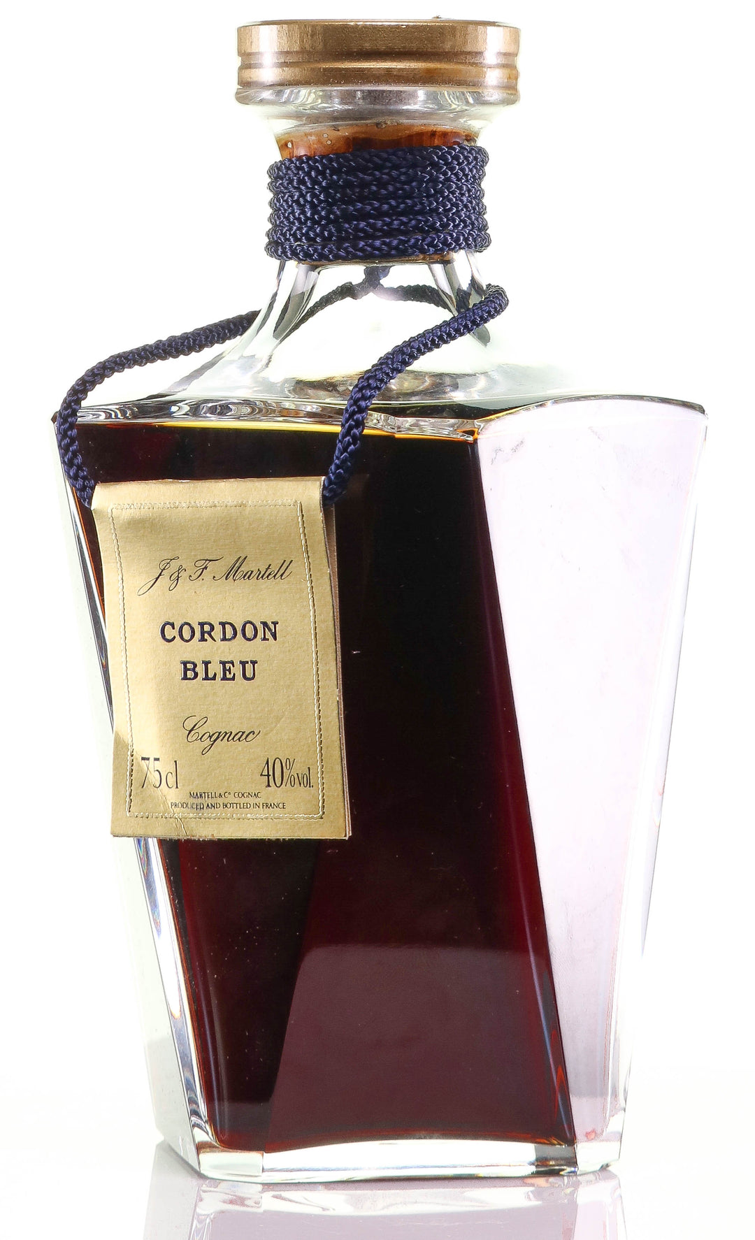 Martell Cordon Bleu Cognac in Baccarat Decanter - legendaryvintages