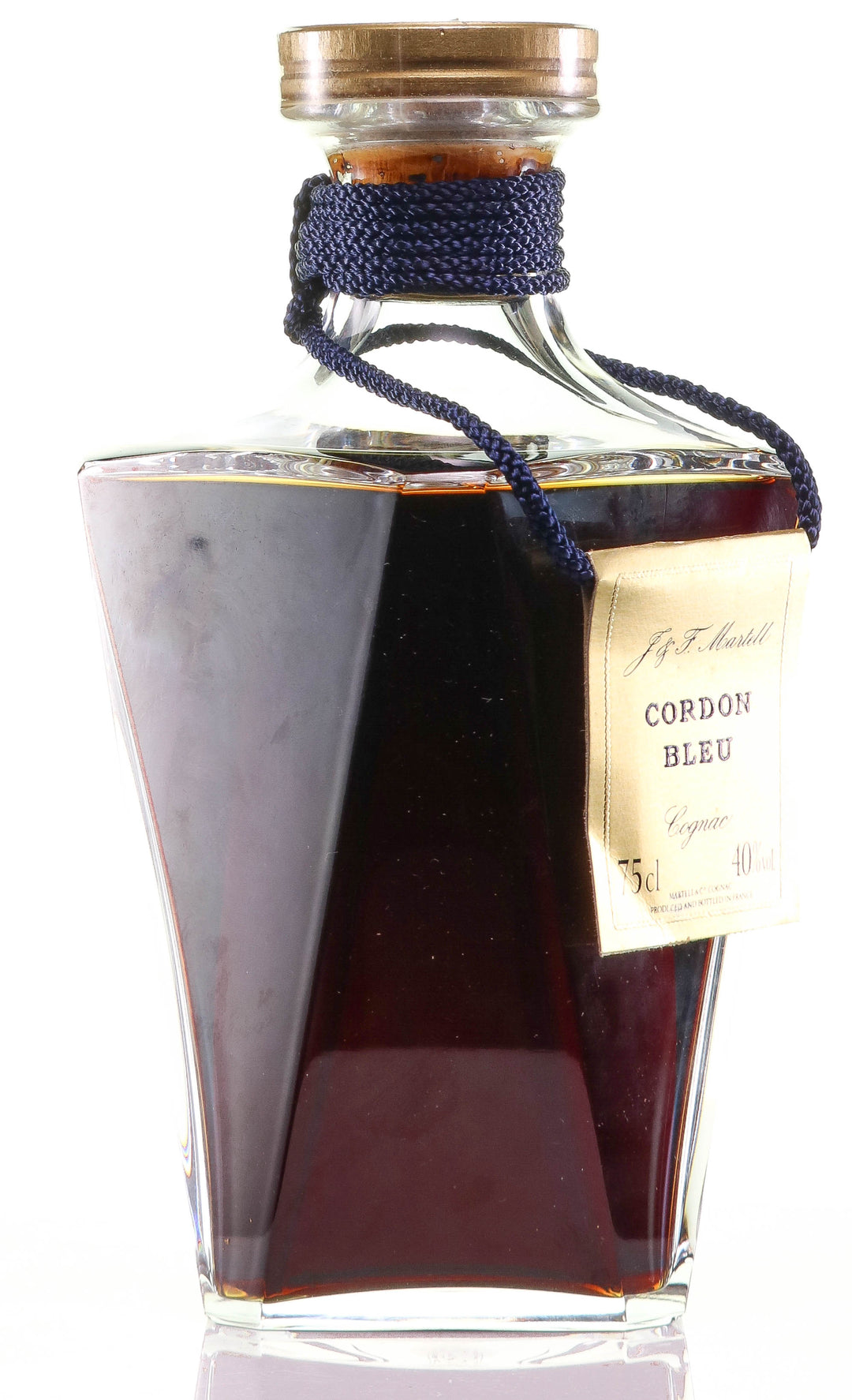 Martell Cordon Bleu Cognac in Baccarat Decanter - legendaryvintages