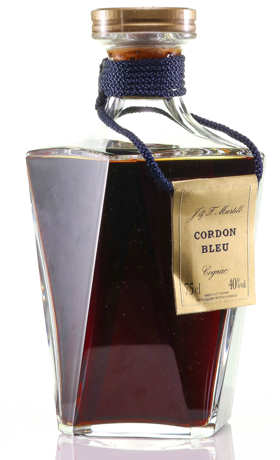 Martell Cordon Bleu Cognac in Baccarat Decanter - legendaryvintages