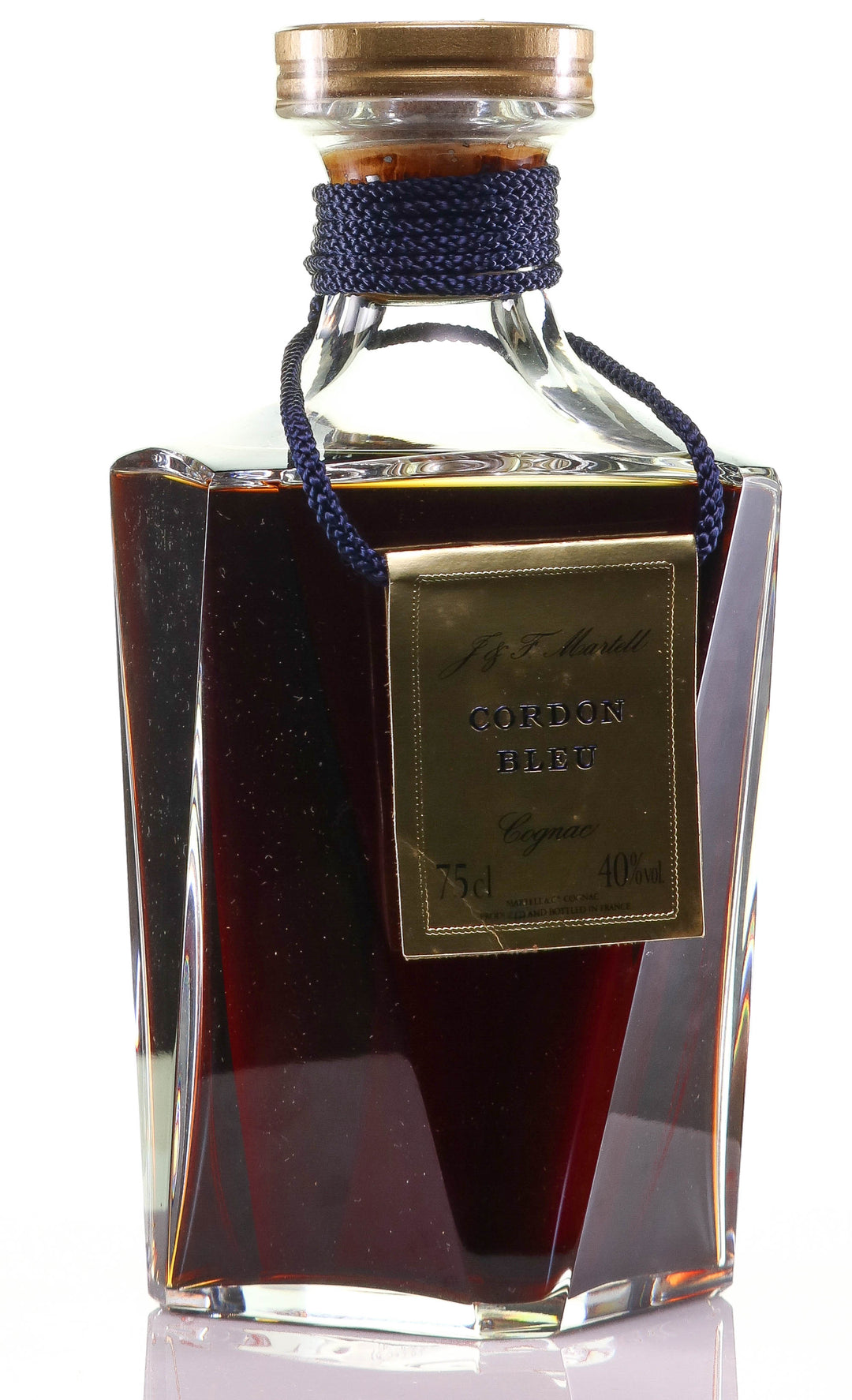 Martell Cordon Bleu Cognac in Baccarat Decanter - legendaryvintages