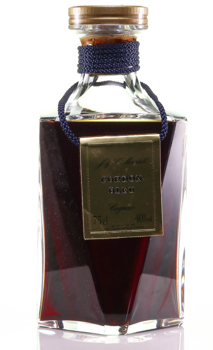 Martell Cordon Bleu Cognac in Baccarat Decanter - legendaryvintages