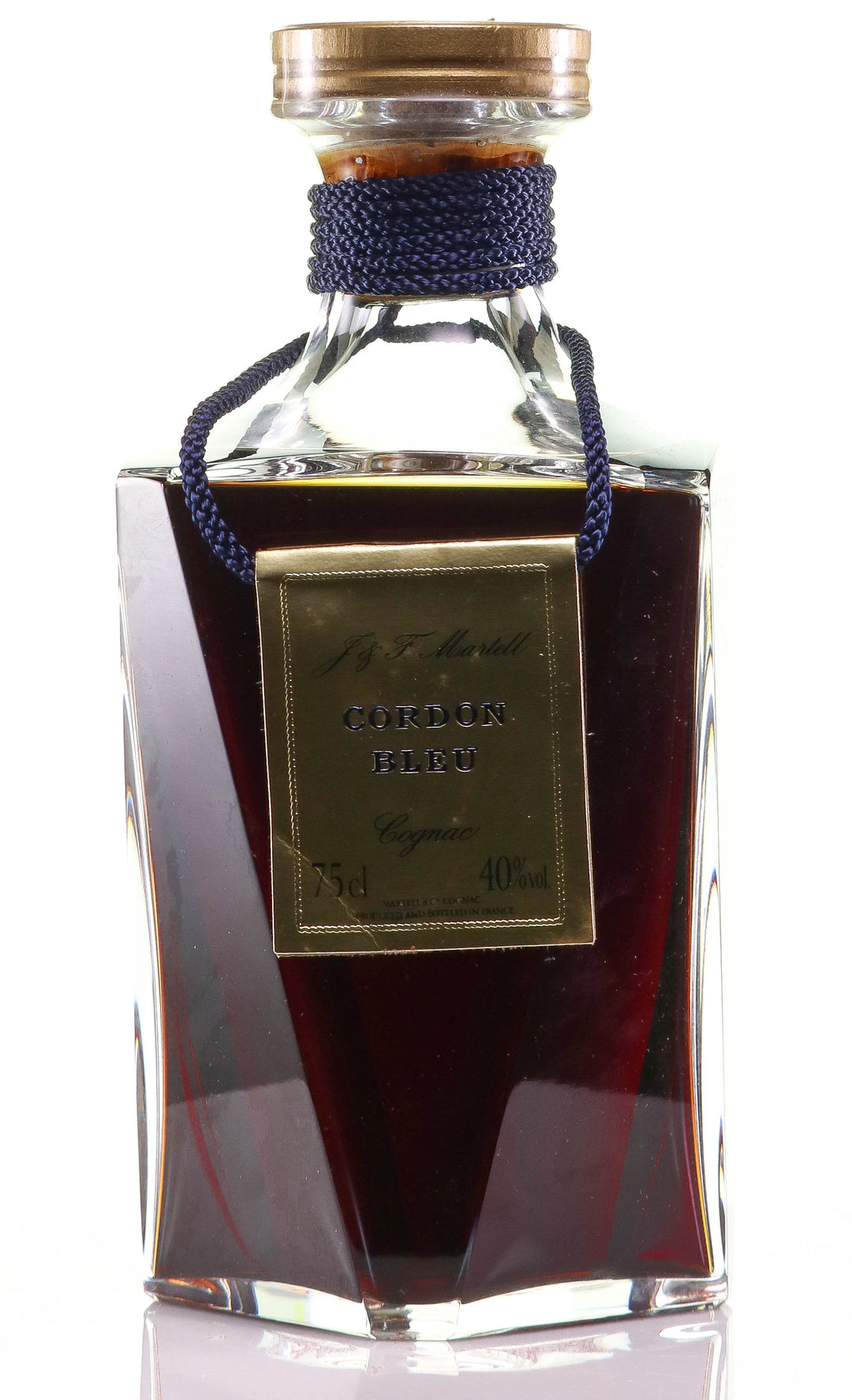 Martell Cordon Bleu Cognac in Baccarat Decanter - legendaryvintages