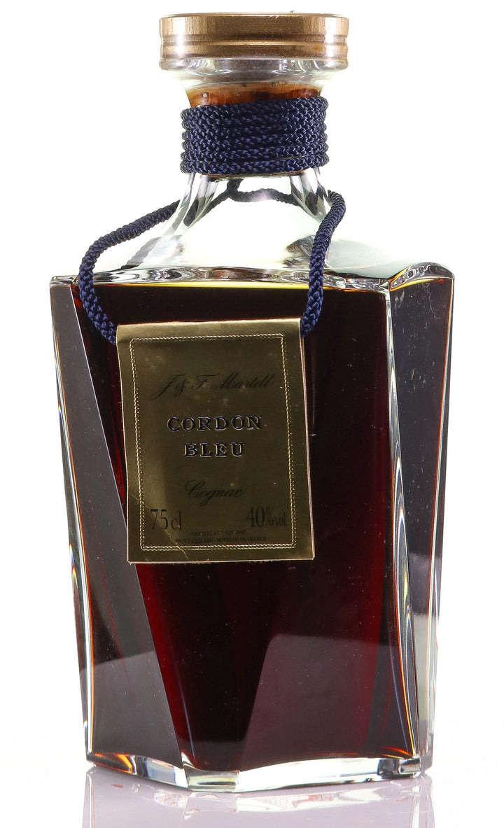 Martell Cordon Bleu Cognac in Baccarat Decanter - legendaryvintages