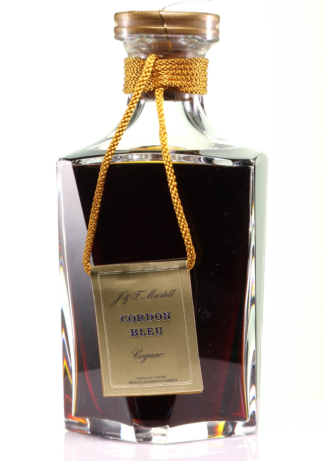 Martell Cordon Blue Baccarat Decanter Red Box - legendaryvintages