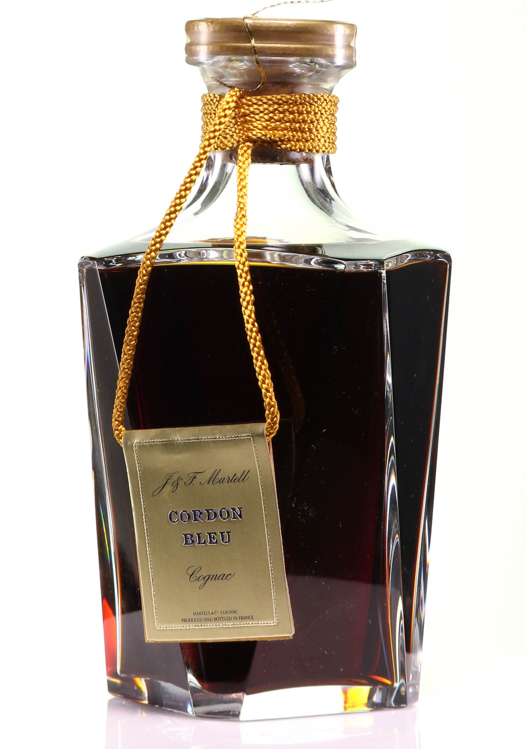 Martell Cordon Blue Baccarat Decanter Red Box - legendaryvintages