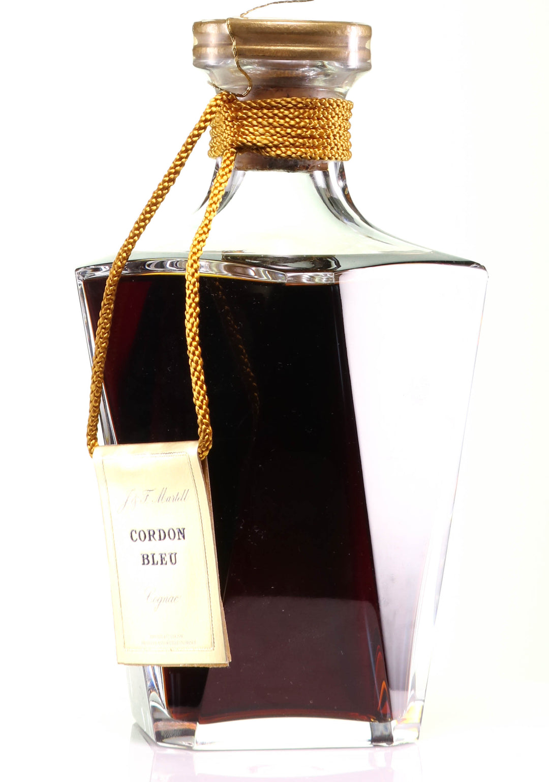 Martell Cordon Blue Baccarat Decanter Red Box - legendaryvintages