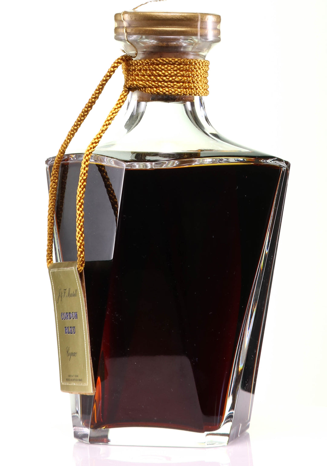 Martell Cordon Blue Baccarat Decanter Red Box - legendaryvintages