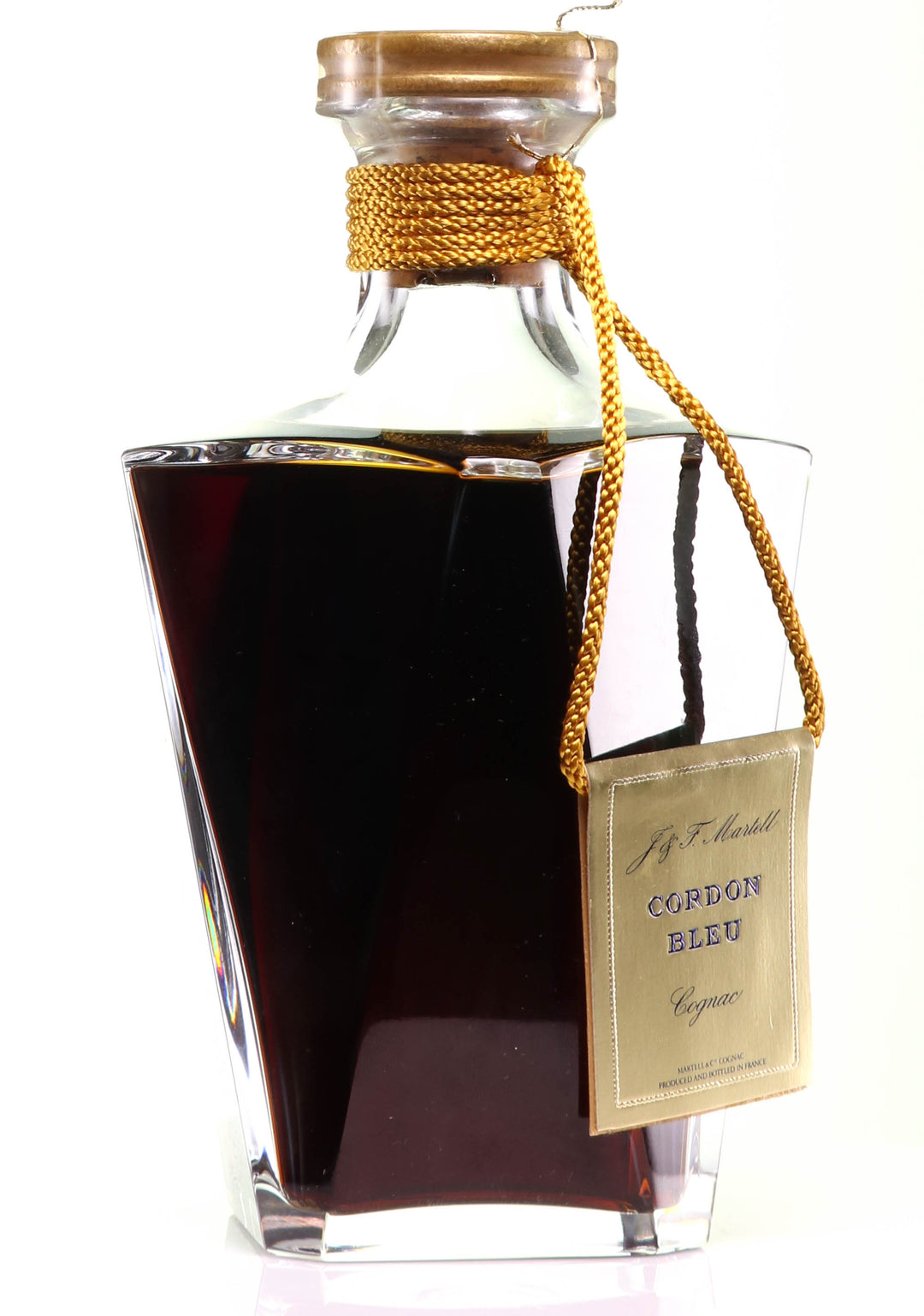 Martell Cordon Blue Baccarat Decanter Red Box - legendaryvintages