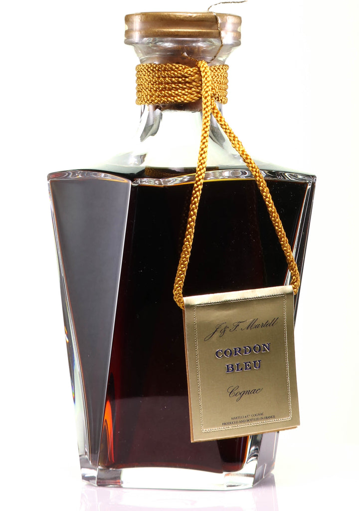 Martell Cordon Blue Baccarat Decanter Red Box - legendaryvintages