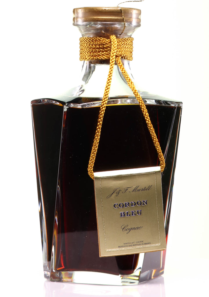 Martell Cordon Blue Baccarat Decanter Red Box - legendaryvintages