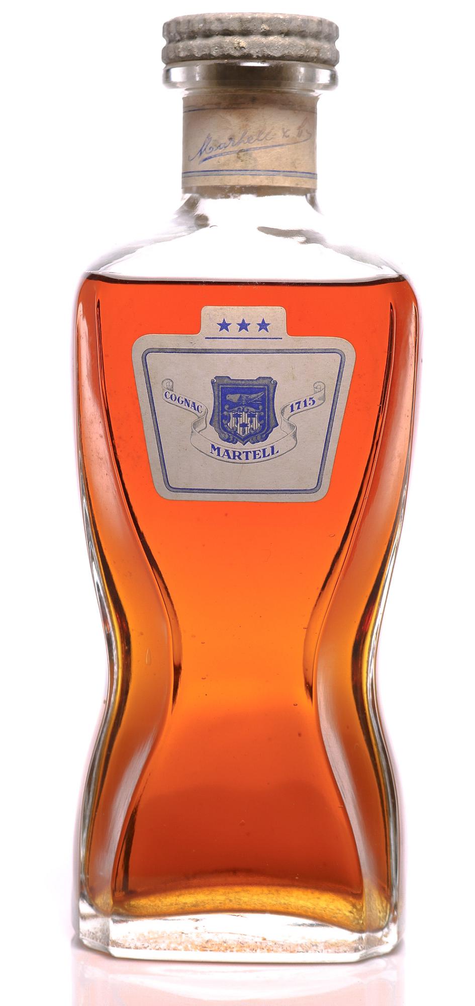 Martell Very Old Pale - 3 Star Cognac Decanter - legendaryvintages