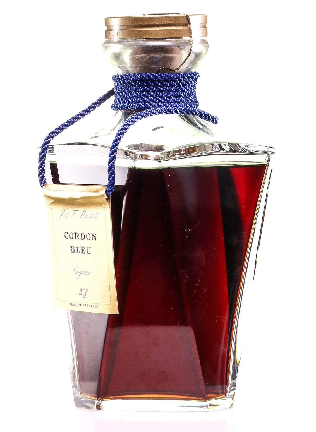 Martell Cordon Bleu Cognac in Baccarat Decanter - legendaryvintages