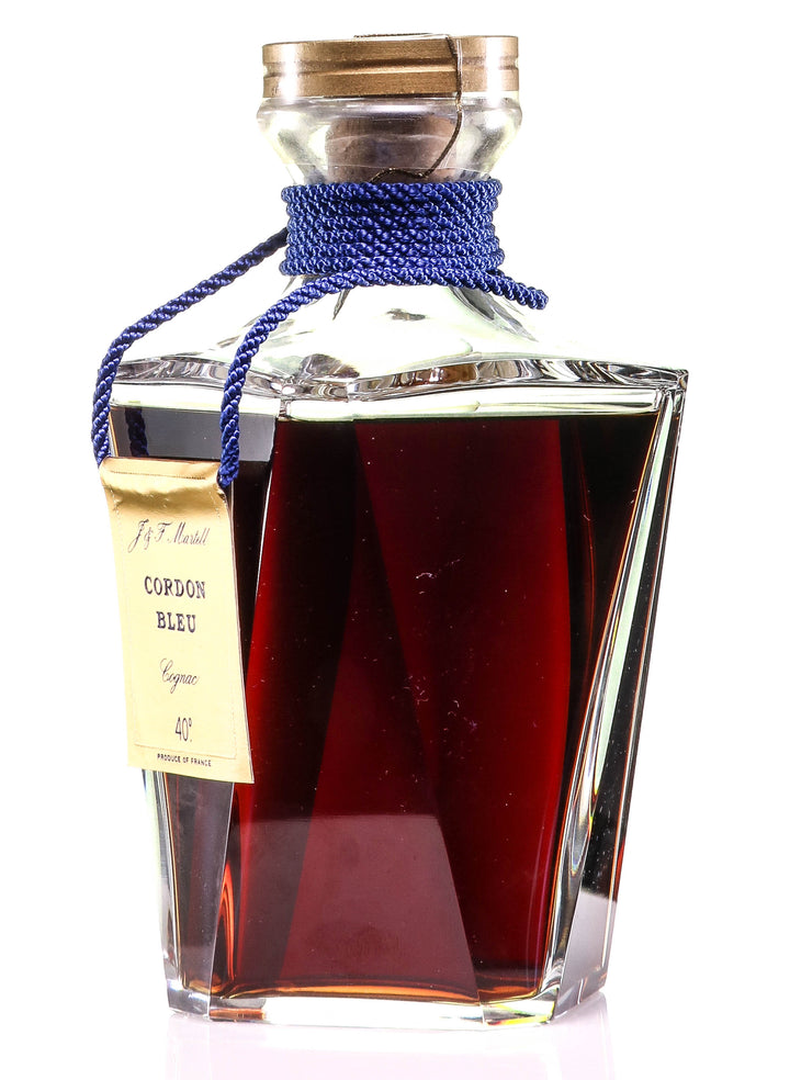 Martell Cordon Bleu Cognac in Baccarat Decanter - legendaryvintages