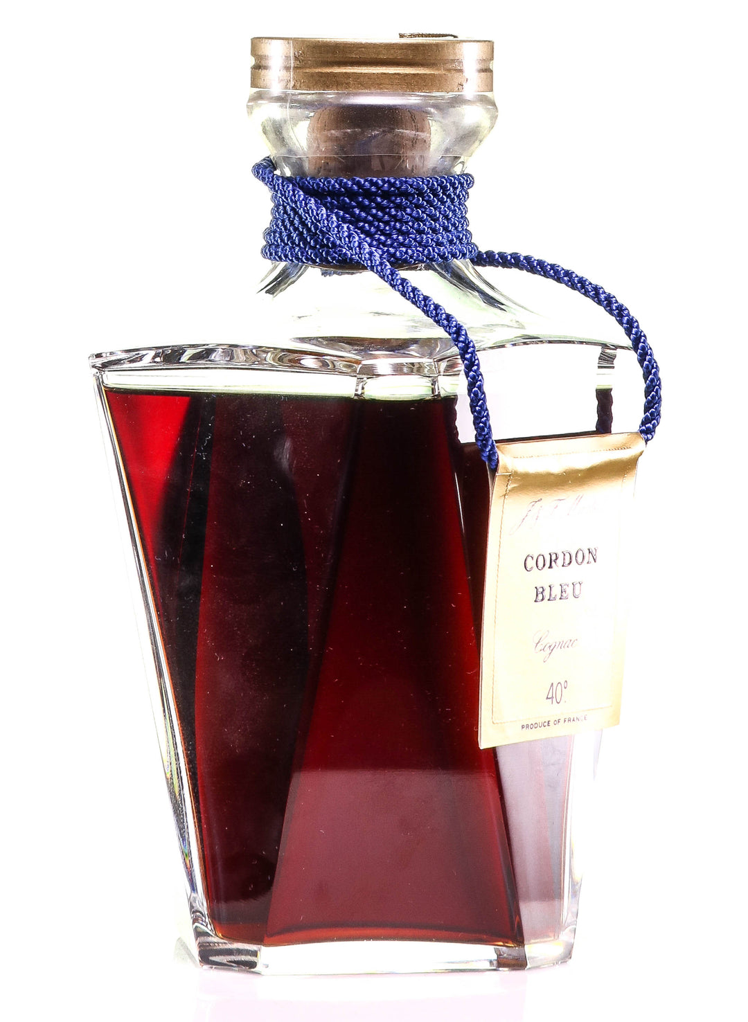 Martell Cordon Bleu Cognac in Baccarat Decanter - legendaryvintages