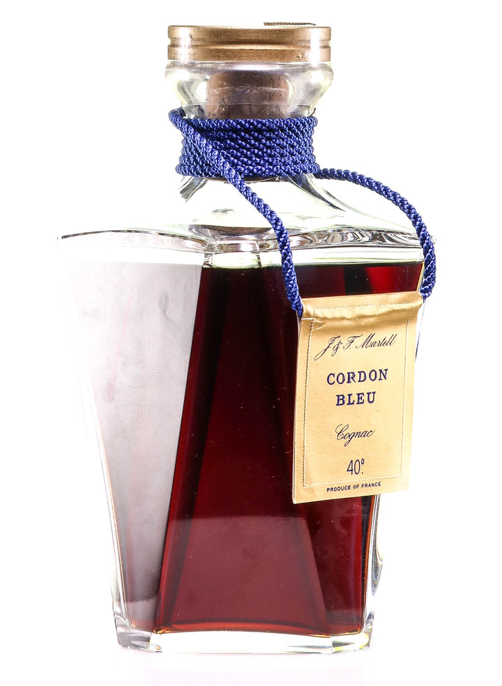 Martell Cordon Bleu Cognac in Baccarat Decanter - legendaryvintages