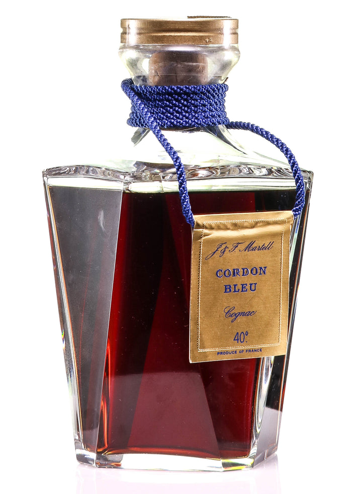 Martell Cordon Bleu Cognac in Baccarat Decanter - legendaryvintages