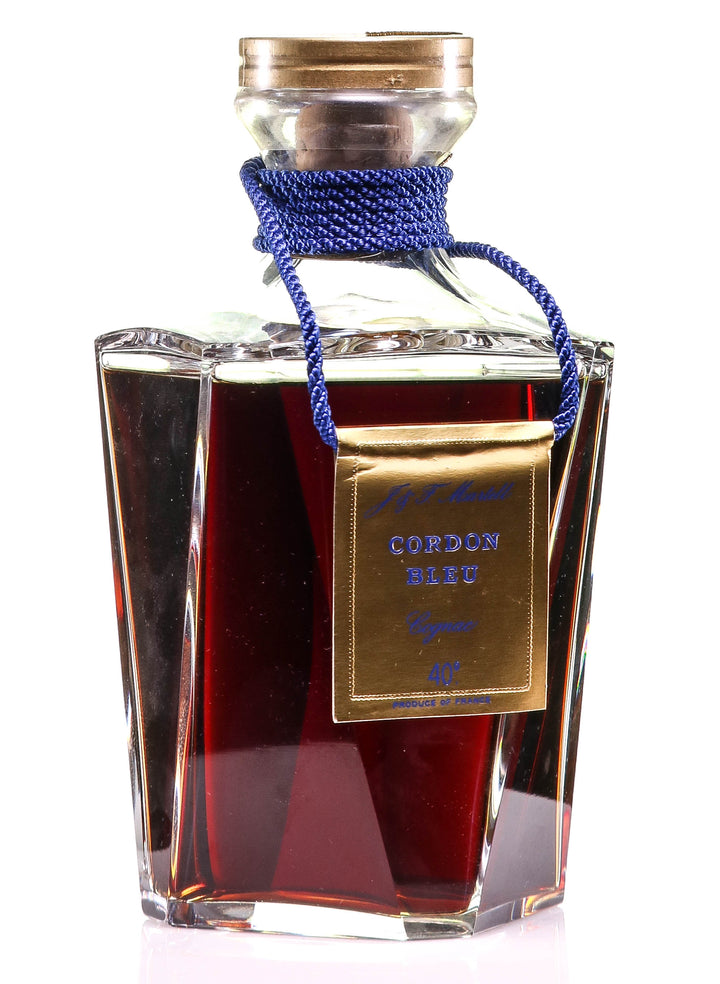 Martell Cordon Bleu Cognac in Baccarat Decanter - legendaryvintages