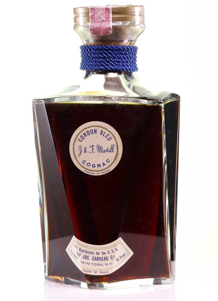 Martell Cordon Bleu Cognac in Baccarat Decanter - legendaryvintages