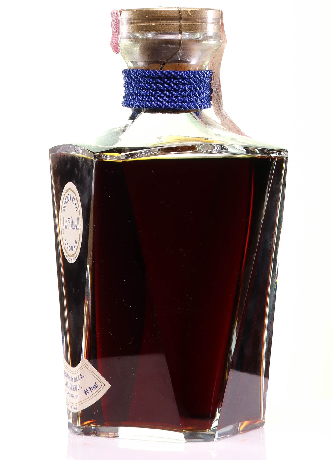 Martell Cordon Bleu Cognac in Baccarat Decanter - legendaryvintages