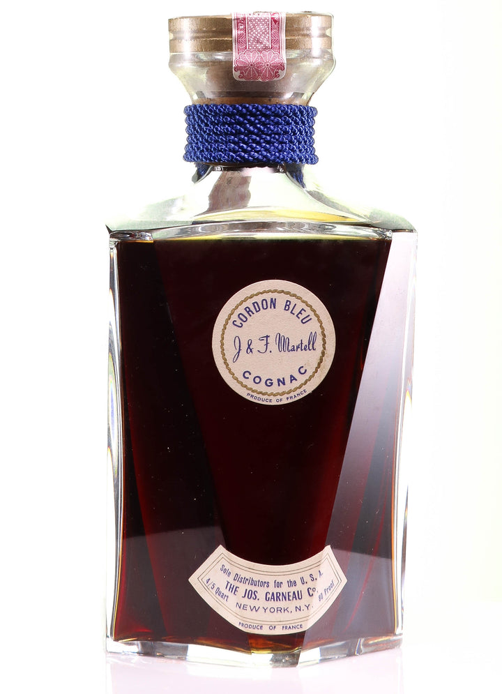 Martell Cordon Bleu Cognac in Baccarat Decanter - legendaryvintages