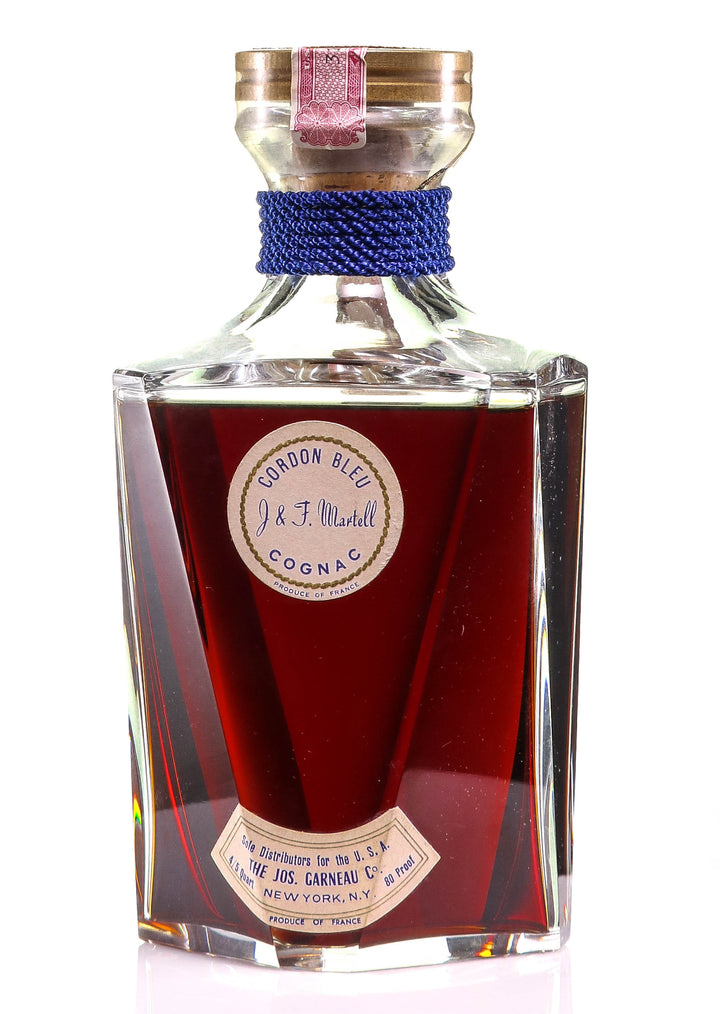 Martell Cordon Bleu Cognac in Baccarat Decanter - legendaryvintages