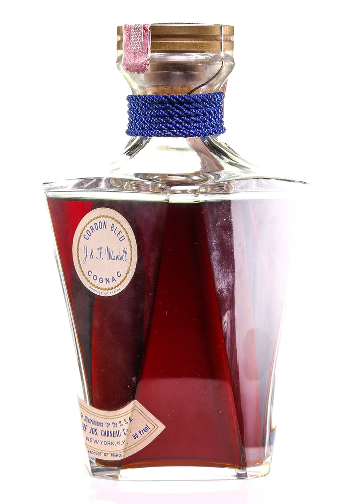 Martell Cordon Bleu Cognac in Baccarat Decanter - legendaryvintages