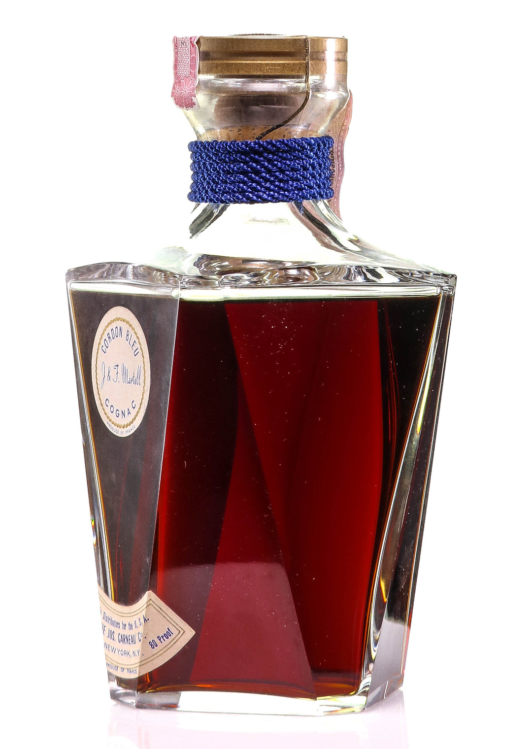 Martell Cordon Bleu Cognac in Baccarat Decanter - legendaryvintages