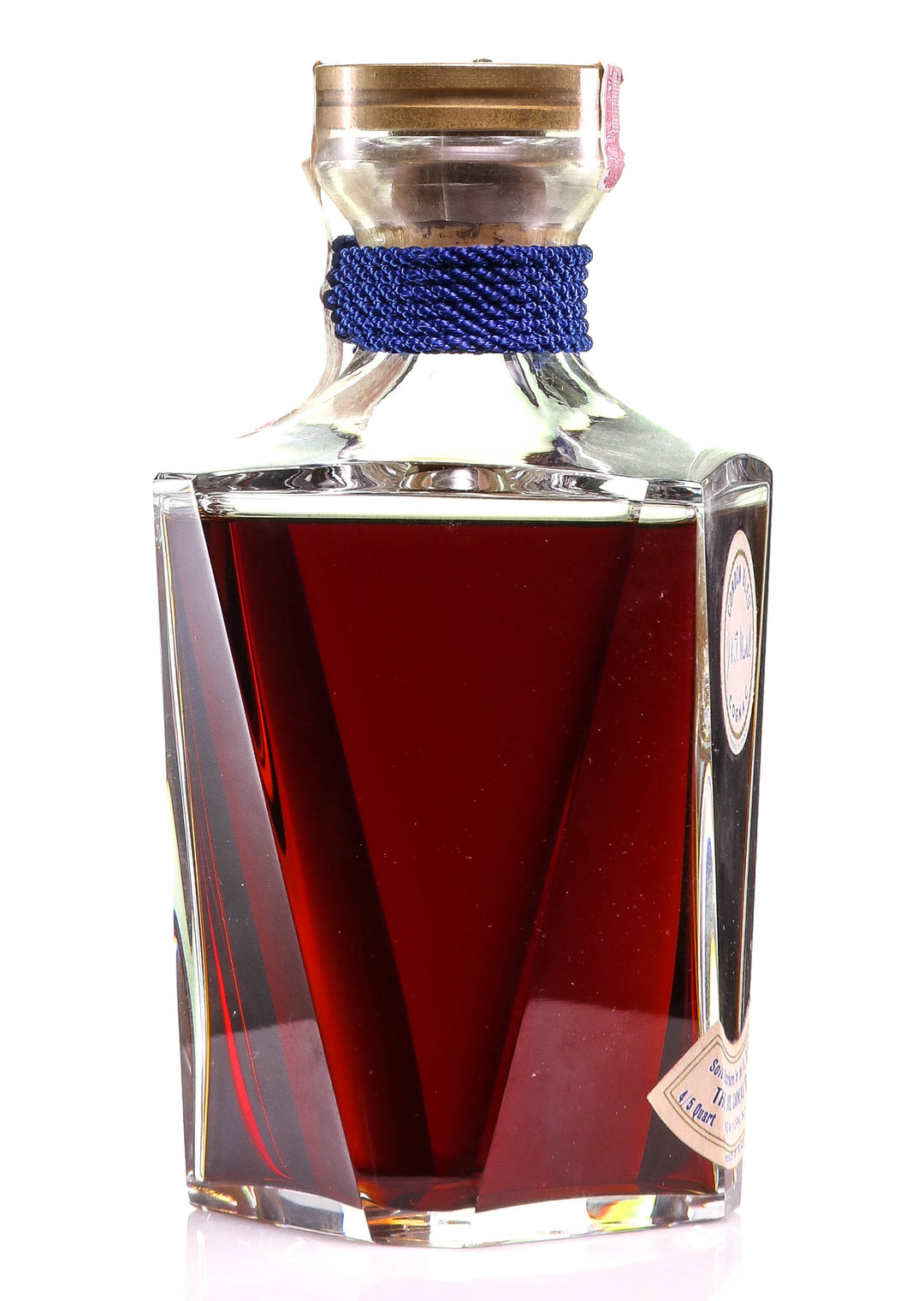 Martell Cordon Bleu Cognac in Baccarat Decanter - legendaryvintages