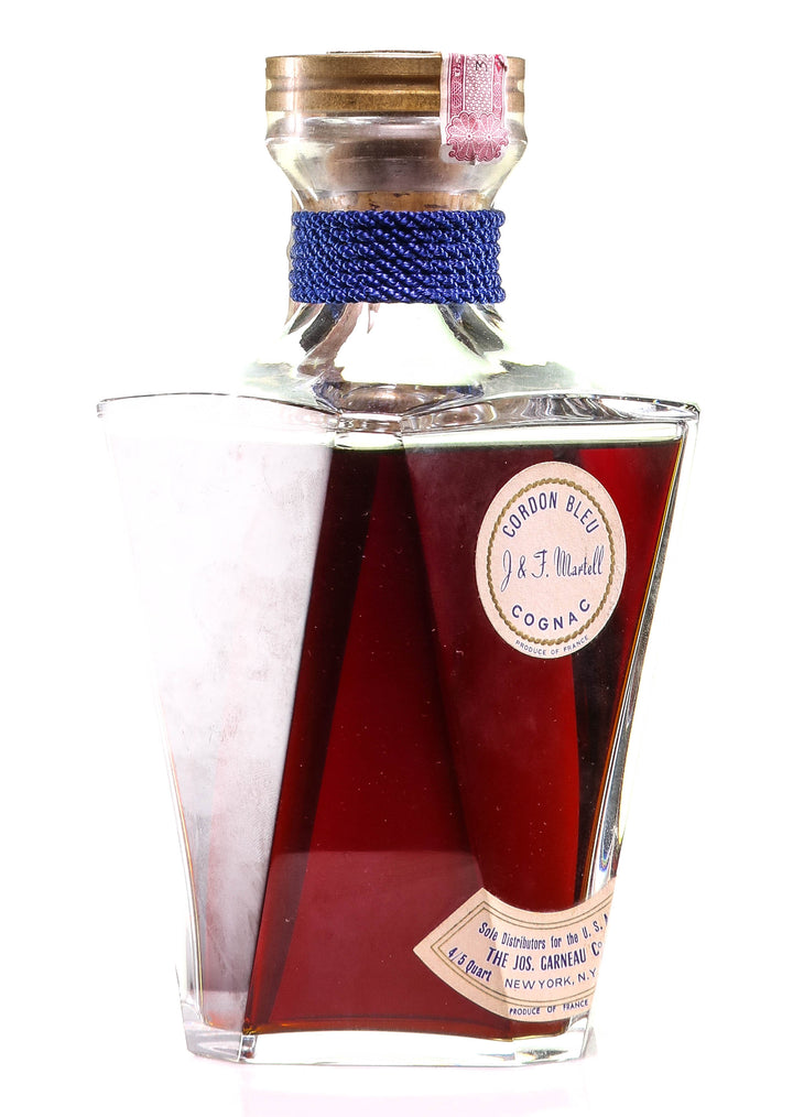 Martell Cordon Bleu Cognac in Baccarat Decanter - legendaryvintages