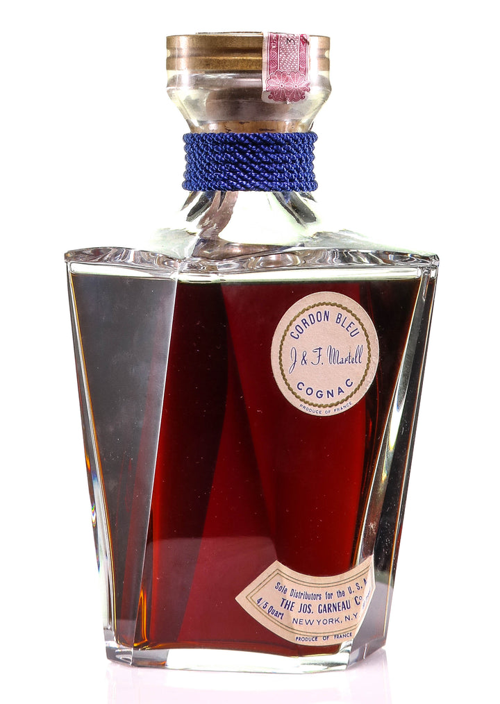 Martell Cordon Bleu Cognac in Baccarat Decanter - legendaryvintages