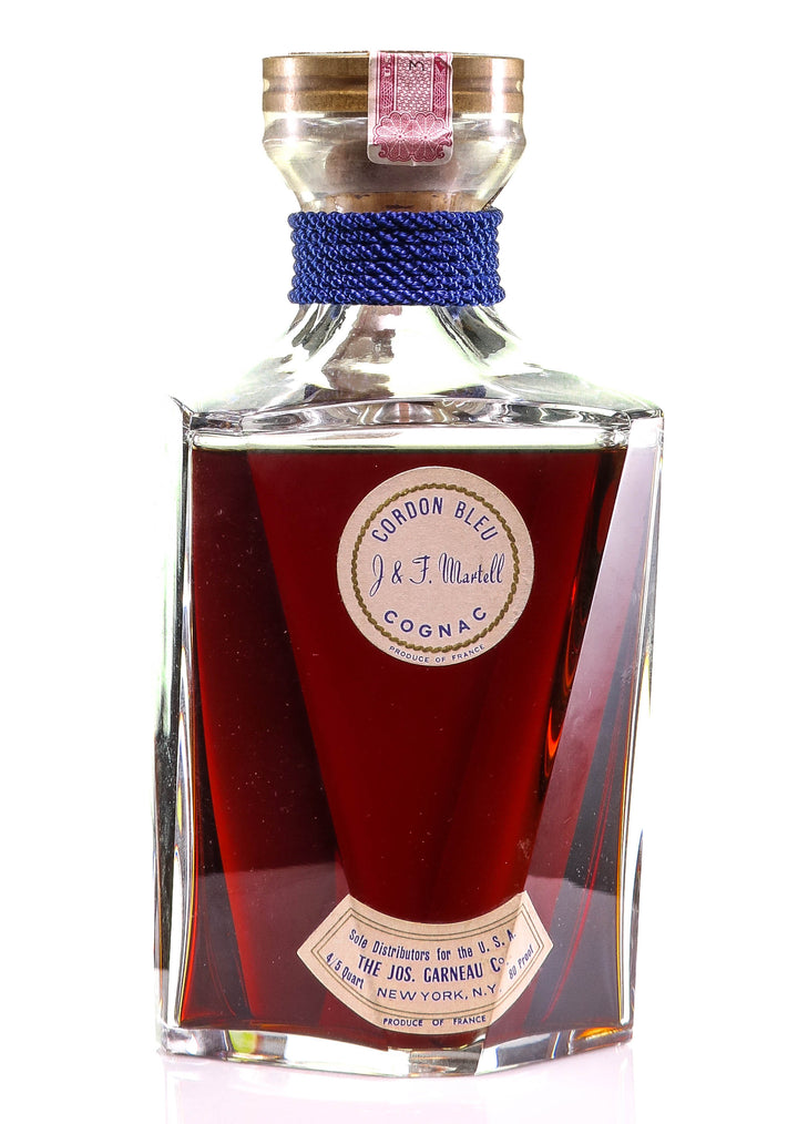 Martell Cordon Bleu Cognac in Baccarat Decanter - legendaryvintages