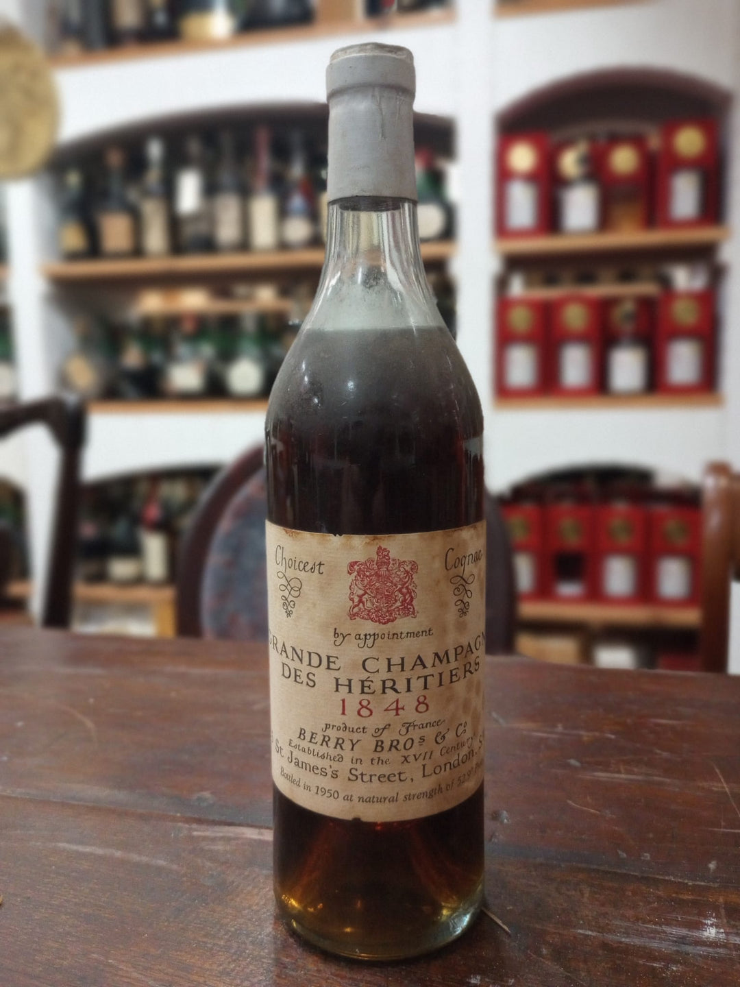 Cognac 1848 Grande Champagne des Héritiers Berry Brothers & Rudd - Old Liquors