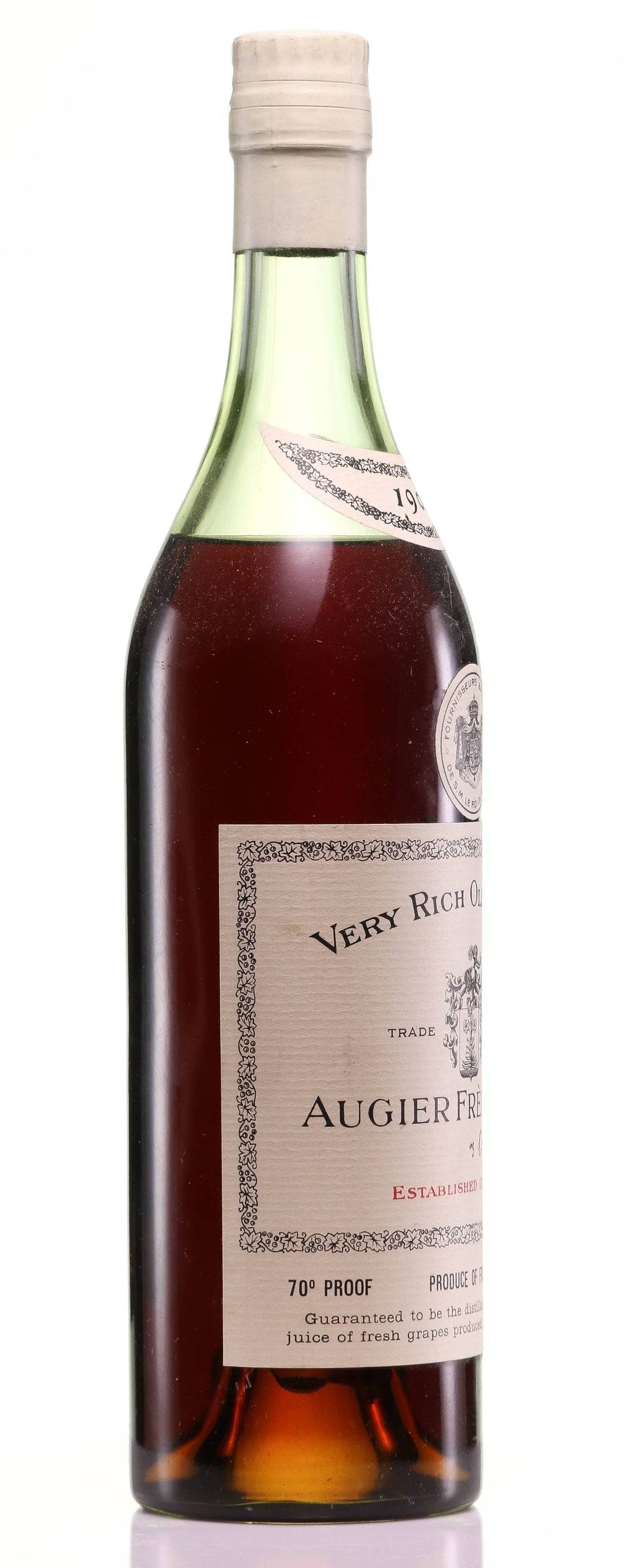 Very Rich Old  Cognac 1906 Augier Frères - LegendaryVintages