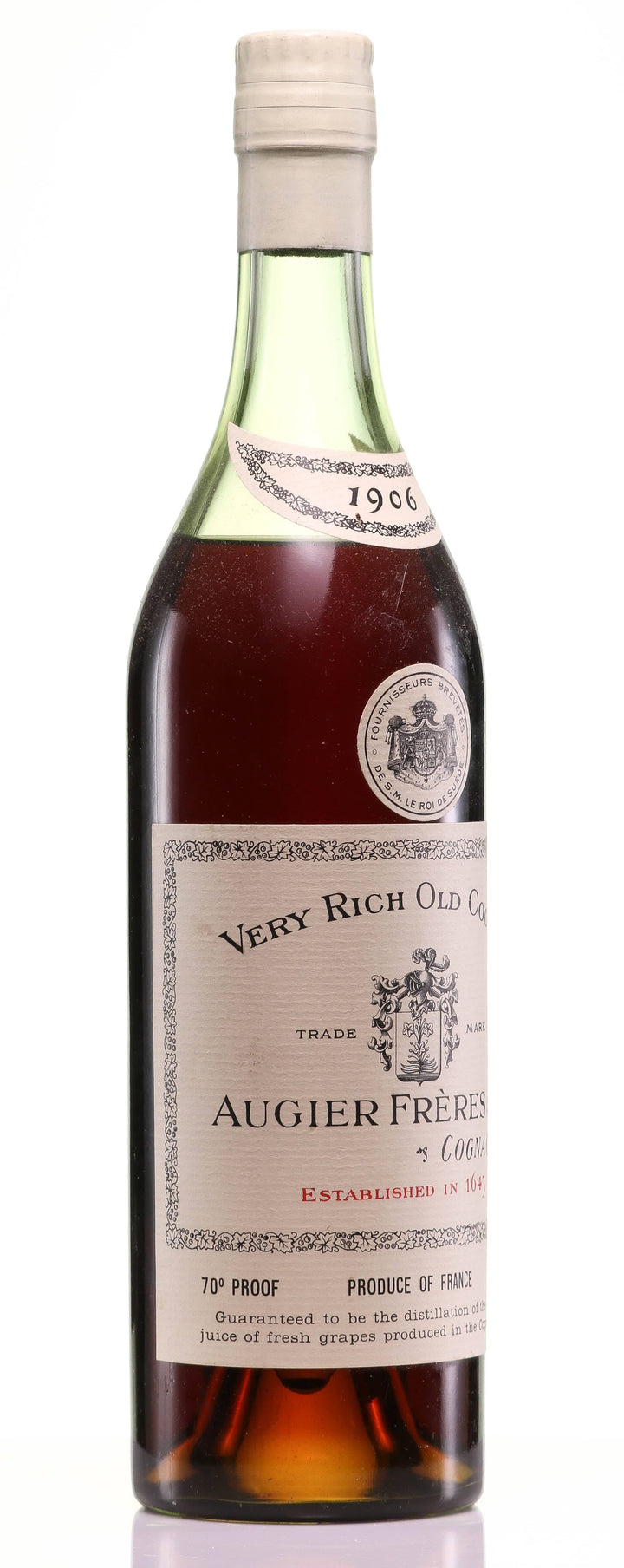 Very Rich Old  Cognac 1906 Augier Frères - LegendaryVintages