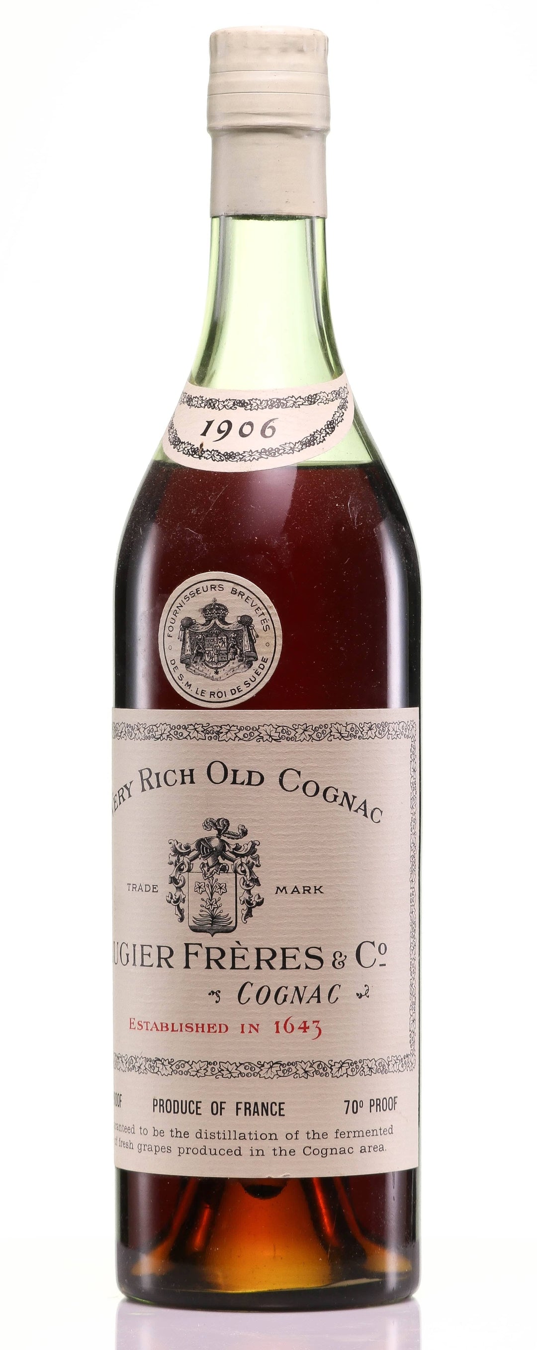 Very Rich Old  Cognac 1906 Augier Frères - LegendaryVintages