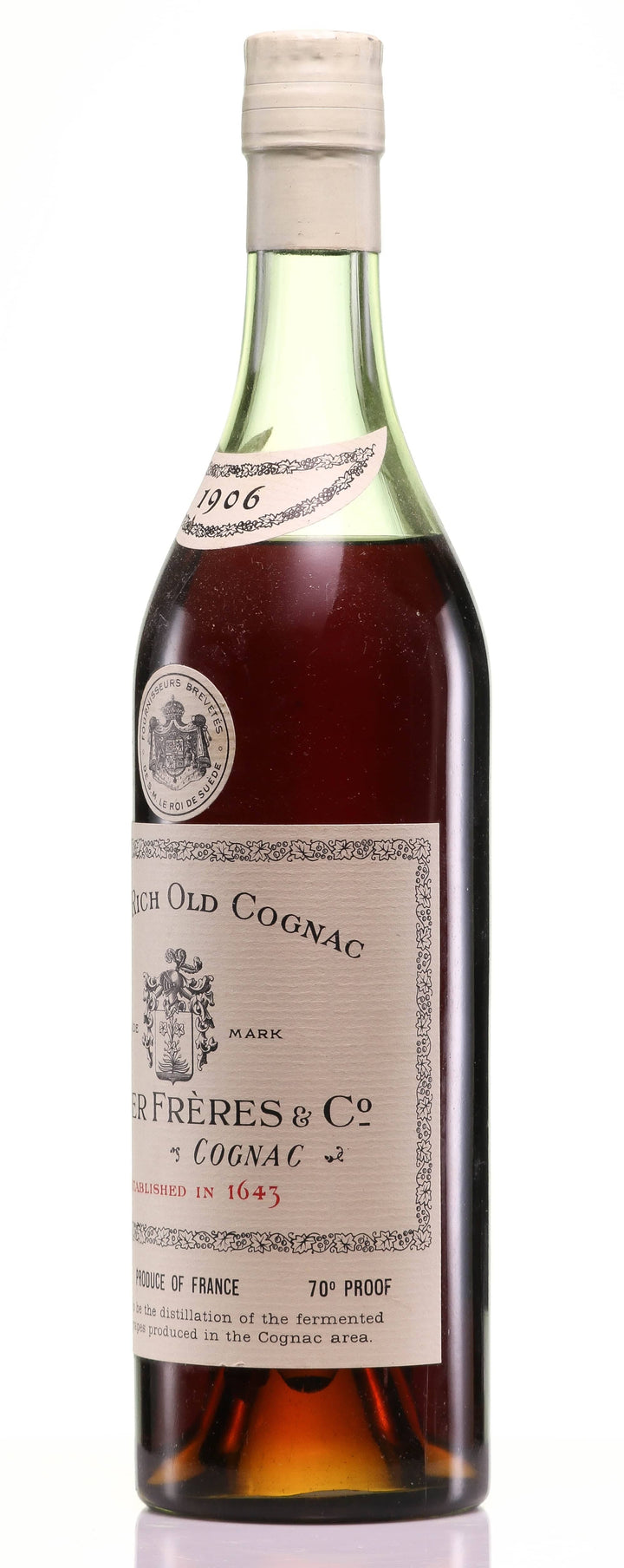 Very Rich Old  Cognac 1906 Augier Frères - LegendaryVintages