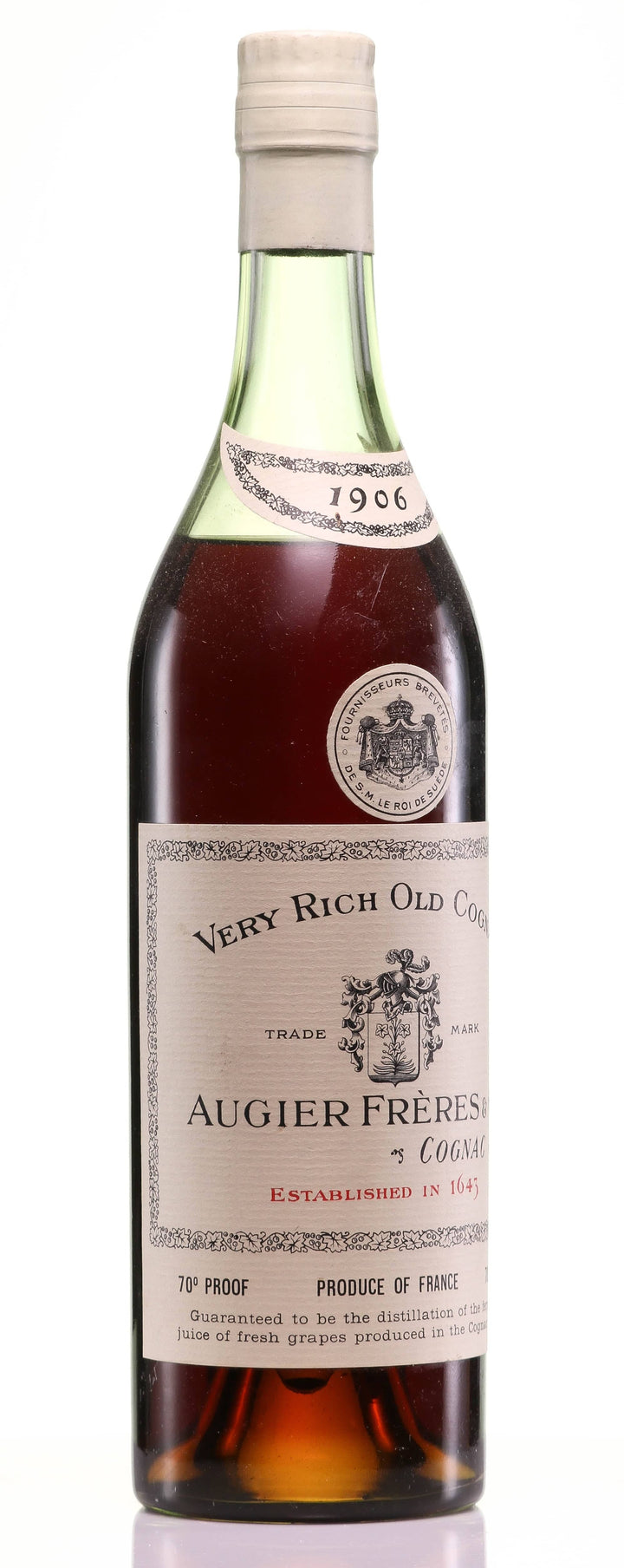 Very Rich Old  Cognac 1906 Augier Frères - LegendaryVintages