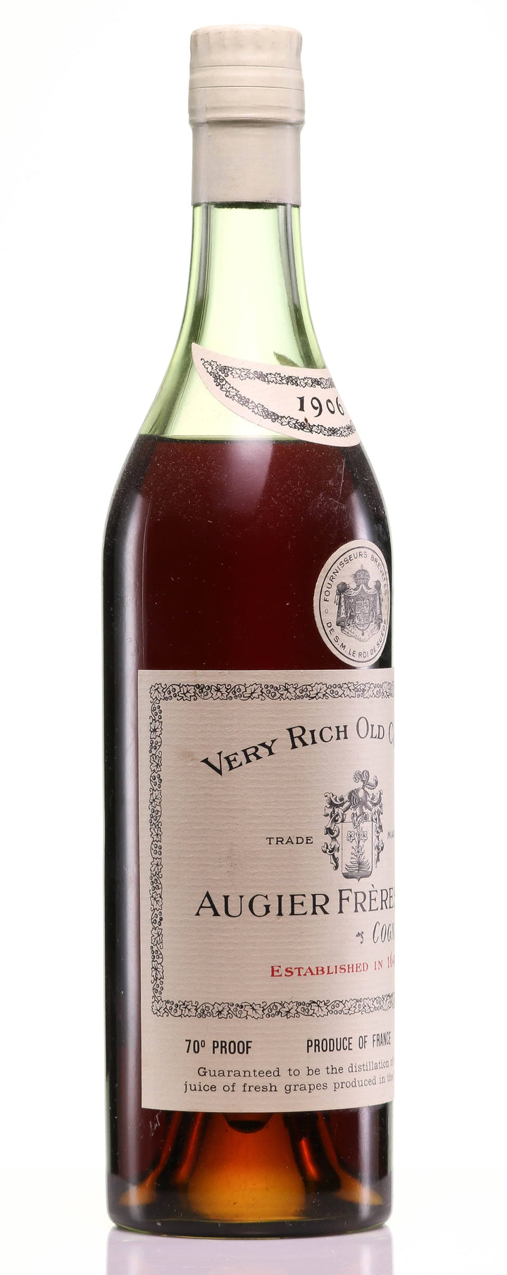 Very Rich Old  Cognac 1906 Augier Frères - LegendaryVintages