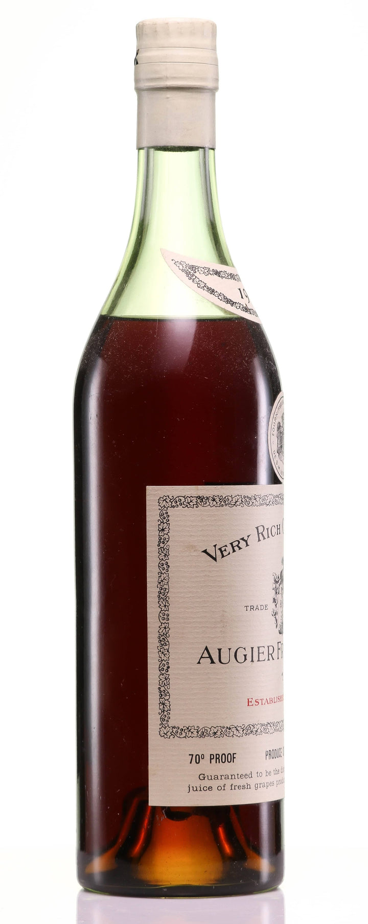 Very Rich Old  Cognac 1906 Augier Frères - LegendaryVintages