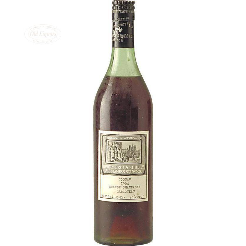 Cognac 1904 Berry Brothers & Rudd Les Gabloteau - LegendaryVintages