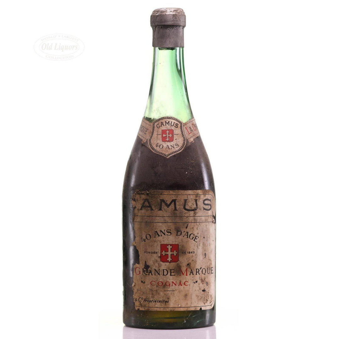 Cognac Camus 40 years old Rare 1960s - LegendaryVintages